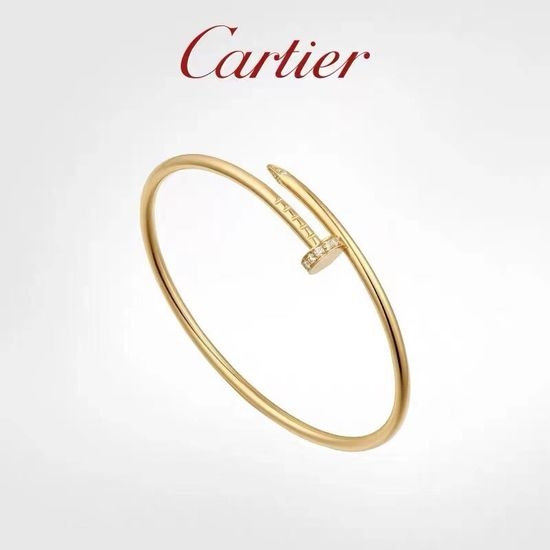 Cartier Nail Cuff Bracelet 18K Gold Plated