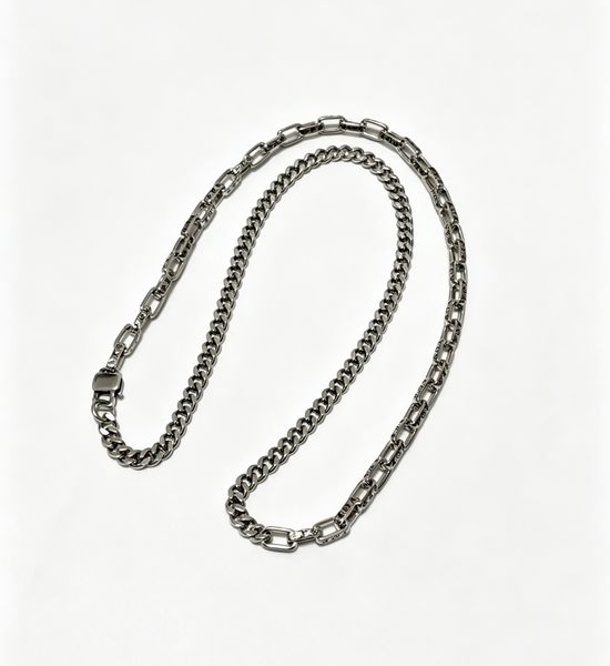 Louis Vuitton LV Vintage Silver Adjustable Length Necklace