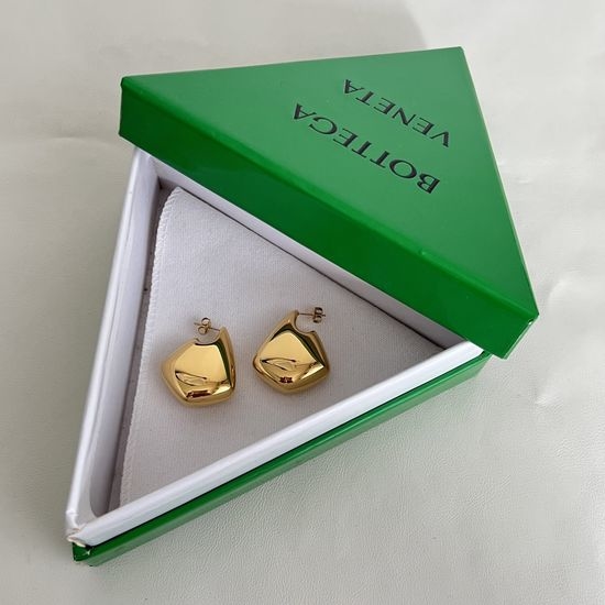 Bottega Veneta BV Stylish Exquisite Metallic Earrings
