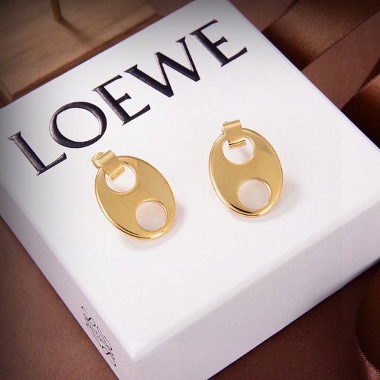 Loewe Classic Logo Design Stud Earrings