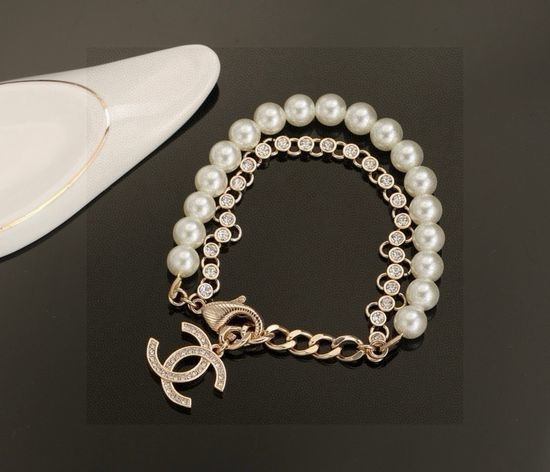 Chanel Double Layer Pearl Bracelet