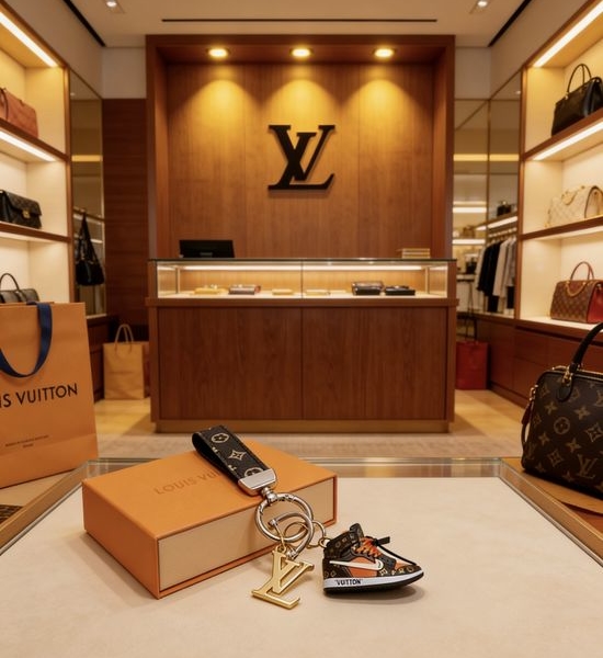 Louis Vuitton LV Exquisite Craft Keychain Bag Accessory