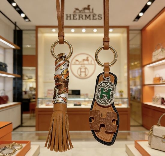 Hermes Premium Craft Keychain Bag Charm