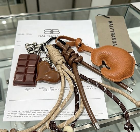 Balenciaga Vintage Finish Bag Charm Keychain