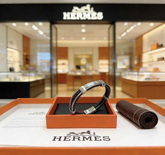 Hermes Handmade Leather Cord Bracelet