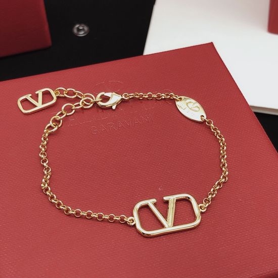 Valentino Smooth Finish V-shaped Bracelet