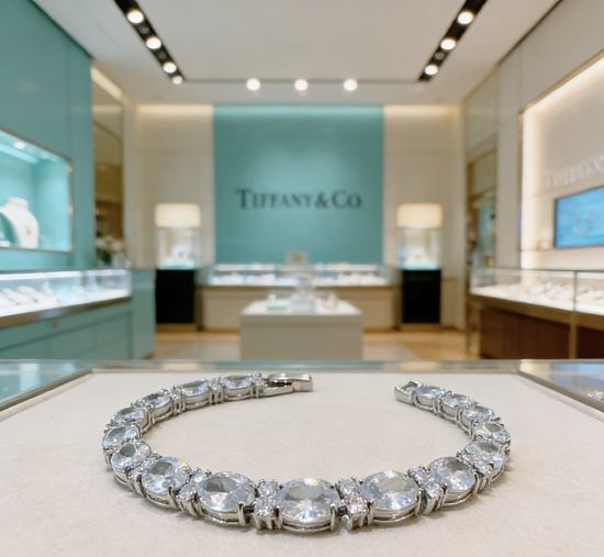 Fendi Custom Tiffany Inspired Diamond Bracelet