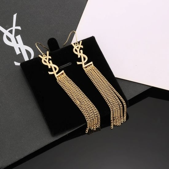 Yves Saint Laurent YSL Classic Sparkly Versatile Stud Earrings