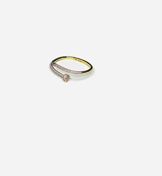 Cartier V Gold Minimalist Ring Style Bracelet