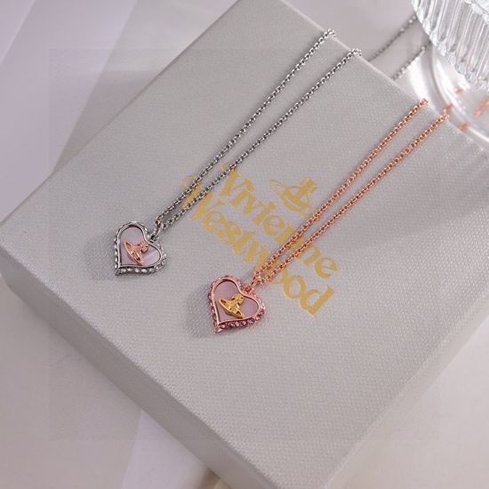 Vivienne Westhood Saturn Design Necklace and Earrings Set