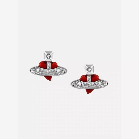 Vivienne Westhood Saturn Exquisite Stud Earrings