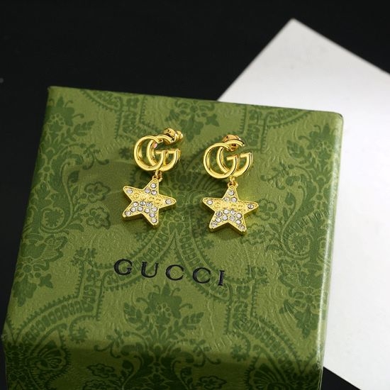 Gucci Premium Sparkling Limited Stud Earrings