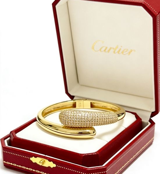 Cartier Vintage Alloy Bracelet Classic Design