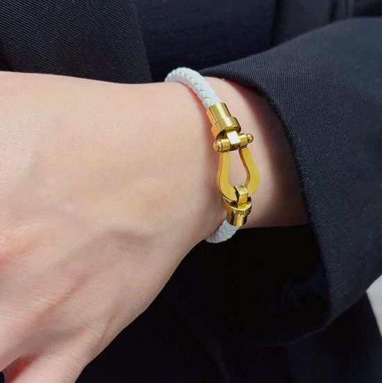 Fred Premium Leather Strap Casual Bracelet