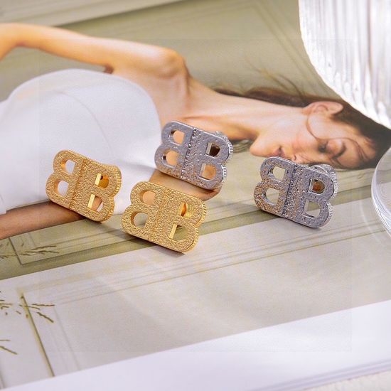 Balenciaga Jewelry Set Unique Design 18k Gold Plated