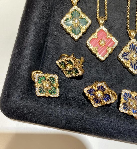 Buccellati Diamond Inlaid Opera Necklace