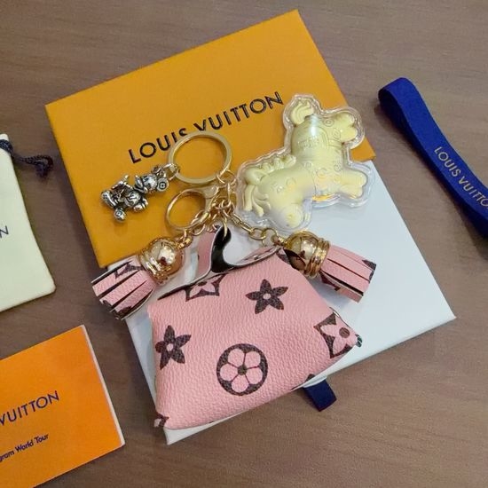 Louis Vuitton LV Vintage Retro Keychain Bag Charm Accessory