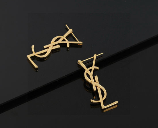 Yves Saint Laurent YSL Classic Stud Earrings Delicate Jewelry