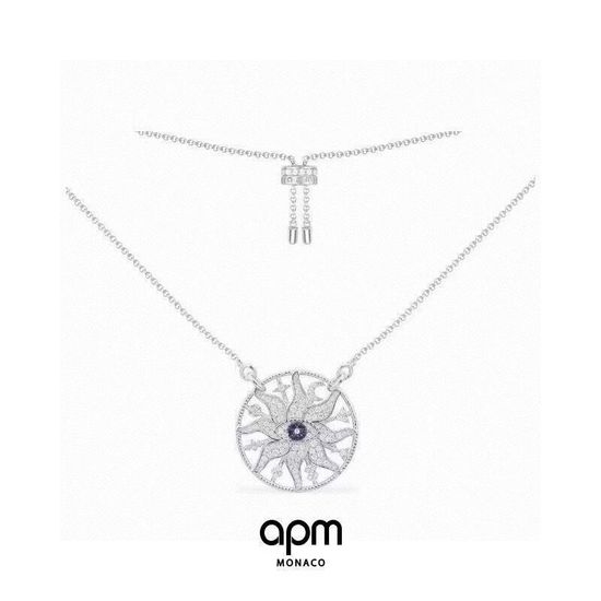 Apm monaco Evil Eye Adjustable Pendant Necklace Jewelry