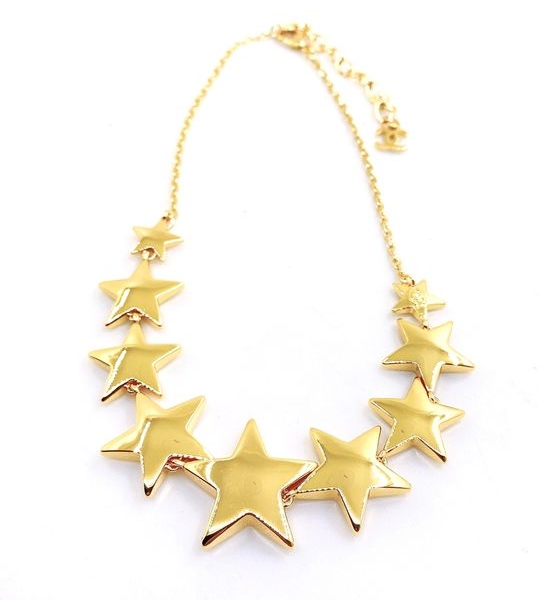 Chanel Gold Irregular Star Necklace