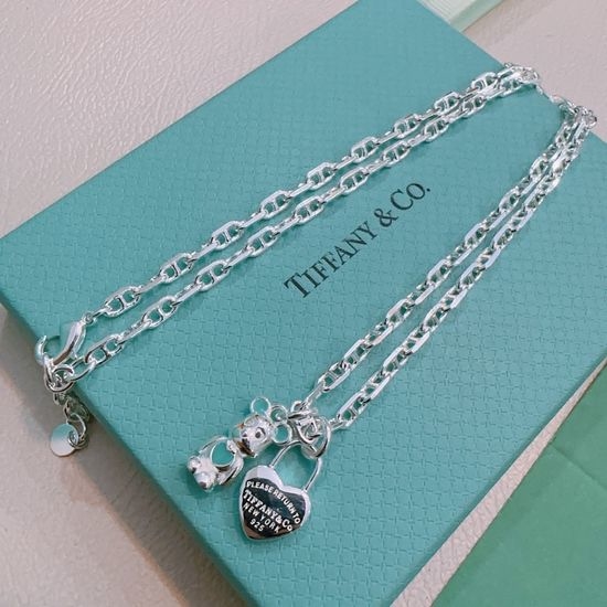 Fendi Vintage Silver Necklace Punk Style Jewelry