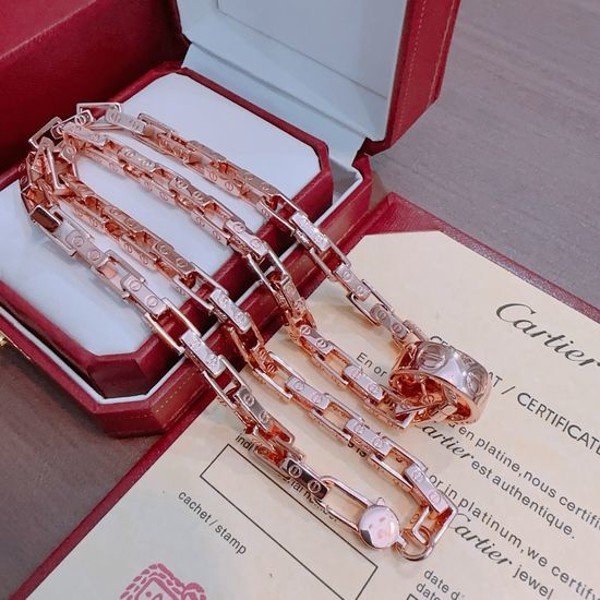 Cartier Diamond Gold Necklace Premium Handcrafted Jewelry