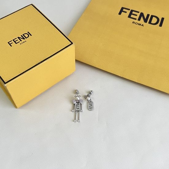 Fendi Classic Elegant Daily Wear Stud Earrings