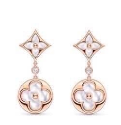 Louis Vuitton LV Clover Stud Earrings Polished Timeless Fine Jewelry