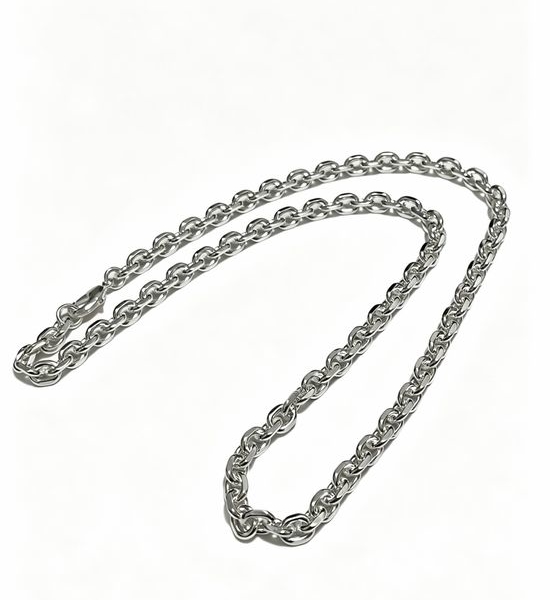 Fendi Vintage Silver Necklace Classic Punk Style