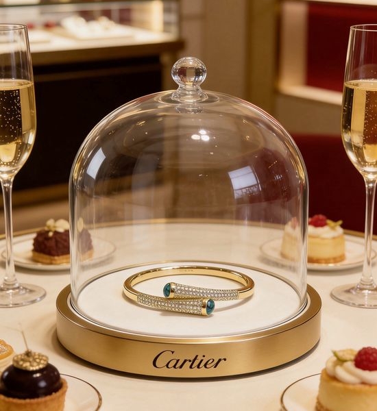 Cartier Gold-Plated Handcrafted Bracelet