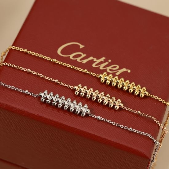 Cartier Rivet Design Flexible Classic Jewelry Bracelet