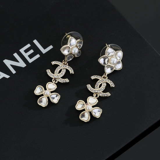 Chanel Light Gold Delicate Stud Earrings