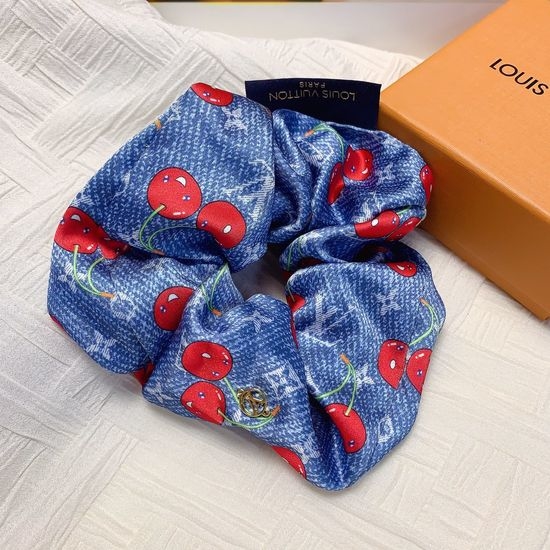Louis Vuitton LV Satin Hair Scrunchie Elastic Single