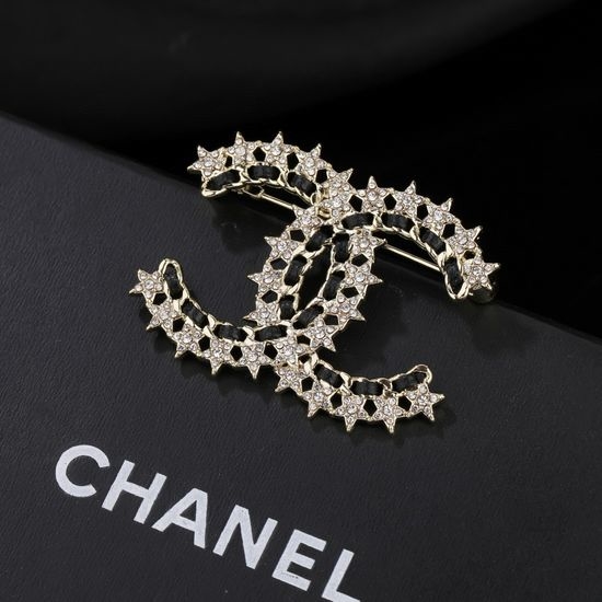 Chanel Delicate Double C Brooch Fine Workmanship