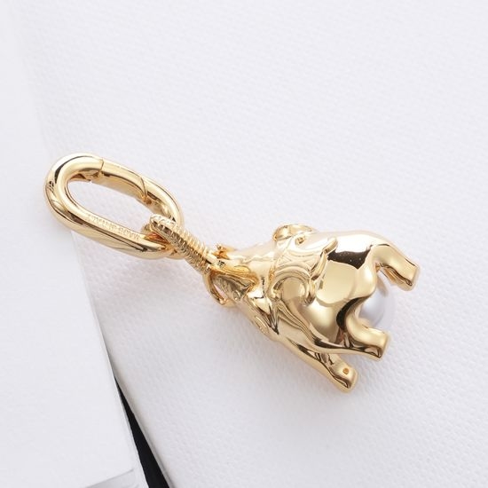 Celine Beaded Diamond Key Chain