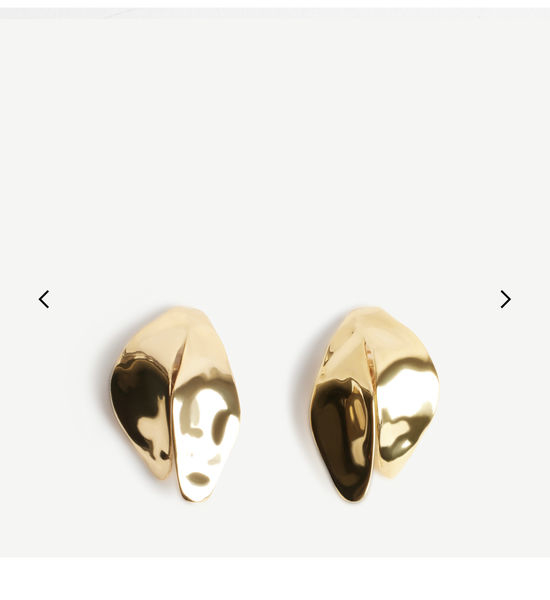 Balenciaga Simple Style Glossy Metal Stud Earrings