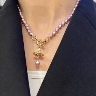 Vivienne Westhood Baroque Pearl Pendant Necklace
