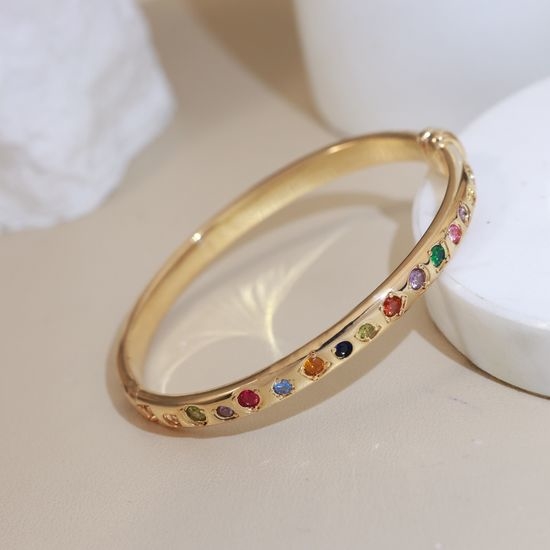 Pomellato Colorful Diamond Bangle Bracelet