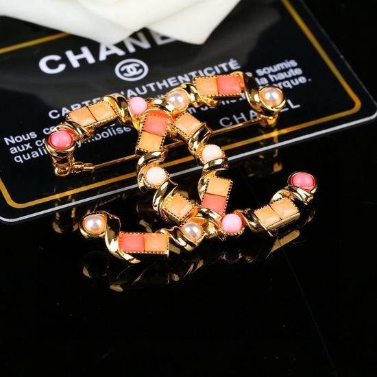 Chanel Colorful Design Brooch Stylish Accessory
