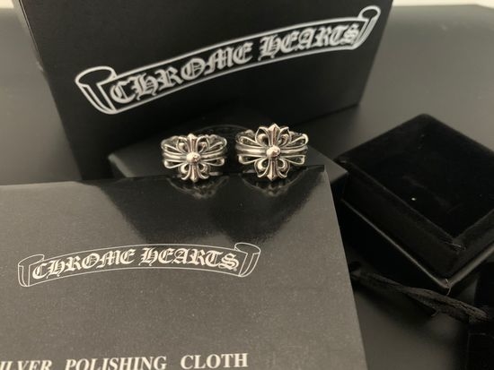 Chrome Hearts Cross Flower Open Ring