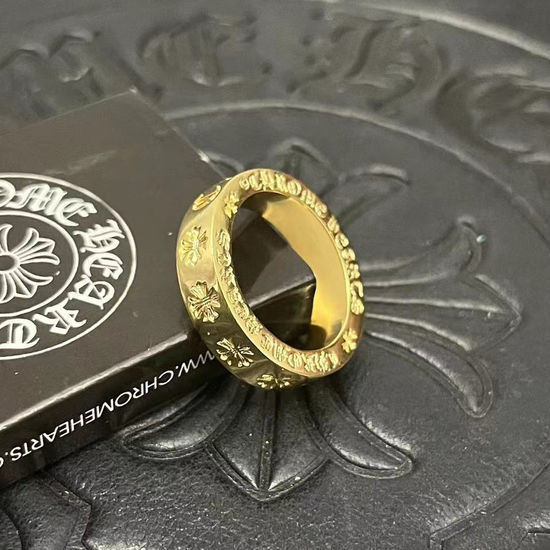 Chrome Hearts Eternal Engraved Vintage Band Ring