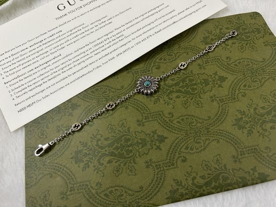 Gucci Turquoise Sunflower Bracelet