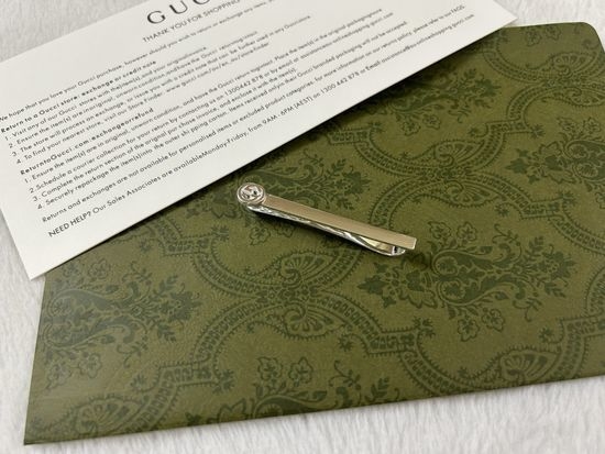 Gucci Solid Color Tie Clip