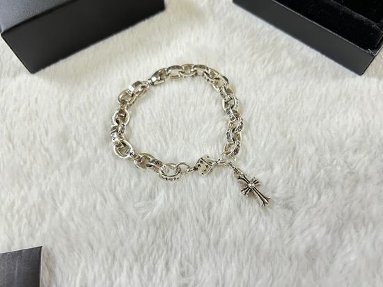 Chrome Hearts Oval Ring Cross Letter Bracelet