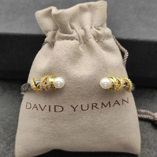 David Yurman Pearl Wrap Cuff Bangle