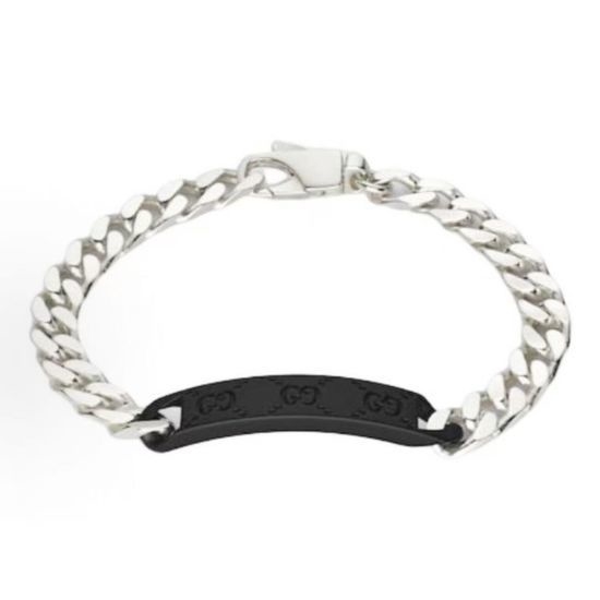 Gucci Two-tone Decorative Chain Bracelet Necklace