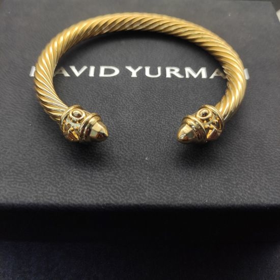David Yurman Gold Enamel Painted Bangle