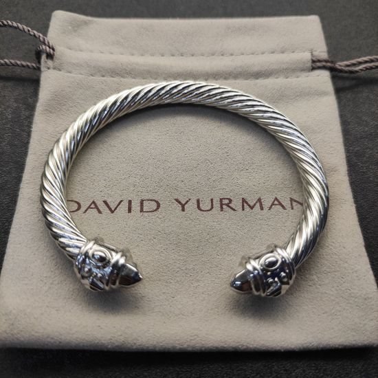 David Yurman Silver Enamel Painted Bangle