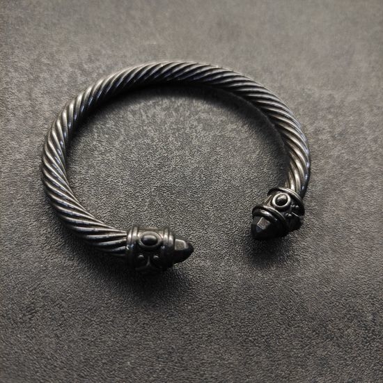 David Yurman Black Enamel Painted Bangle