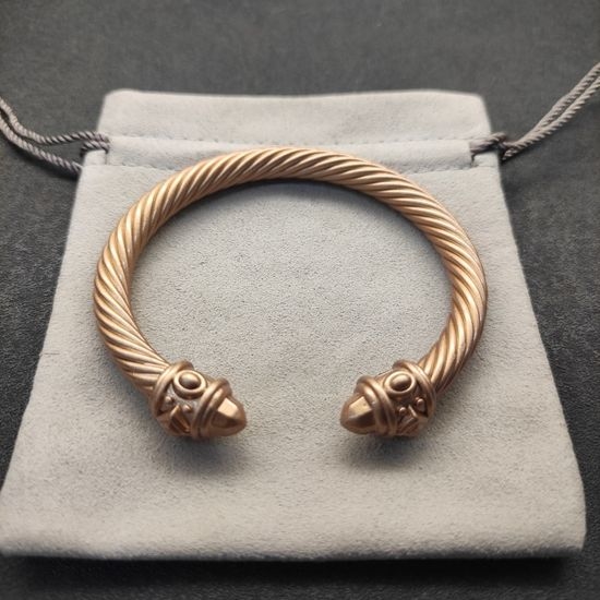 David Yurman Brown Enamel Bangle Bracelet